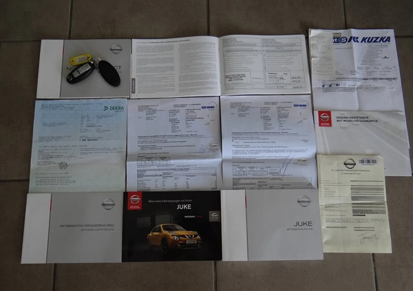 Nissan Juke cena 52000 przebieg: 70400, rok produkcji 2017 z Jabłonowo Pomorskie małe 781